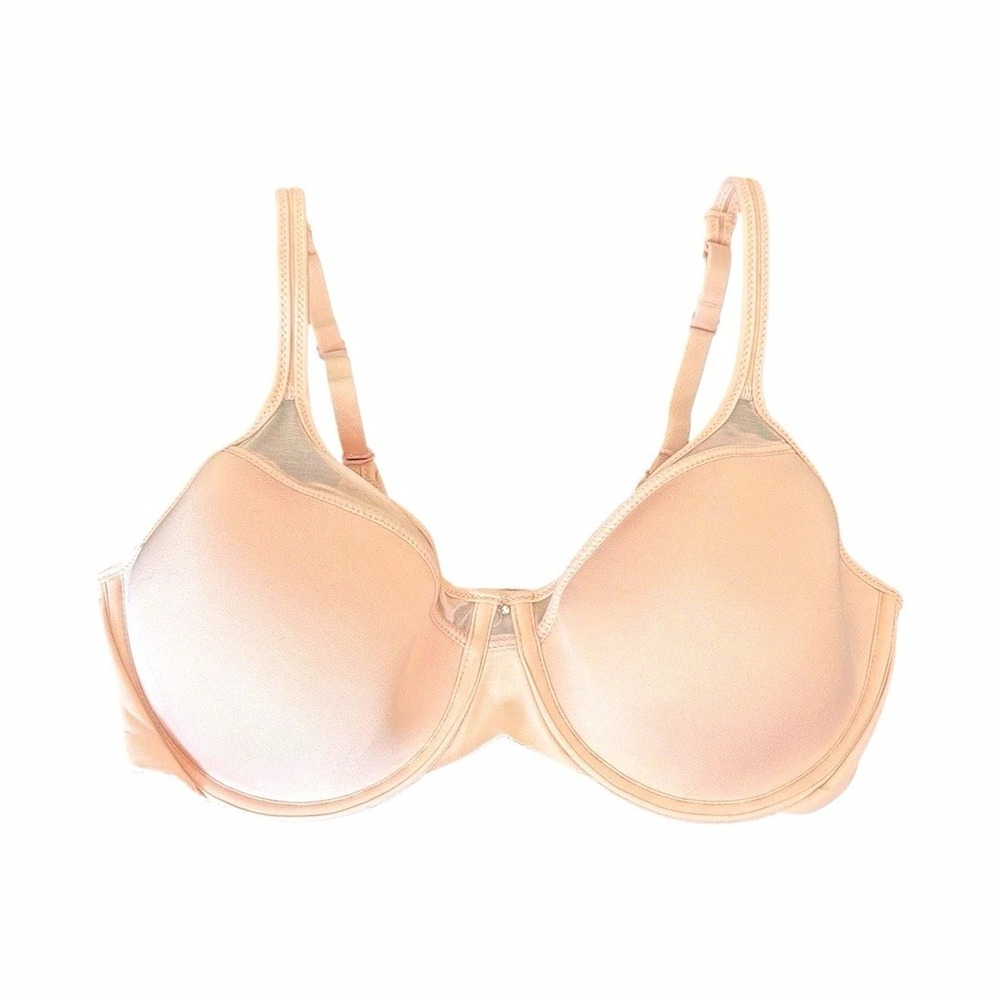 Bali T-Shirt Bra Size 40B Blush Pink Underwire Seamless Classic Neutral Basic